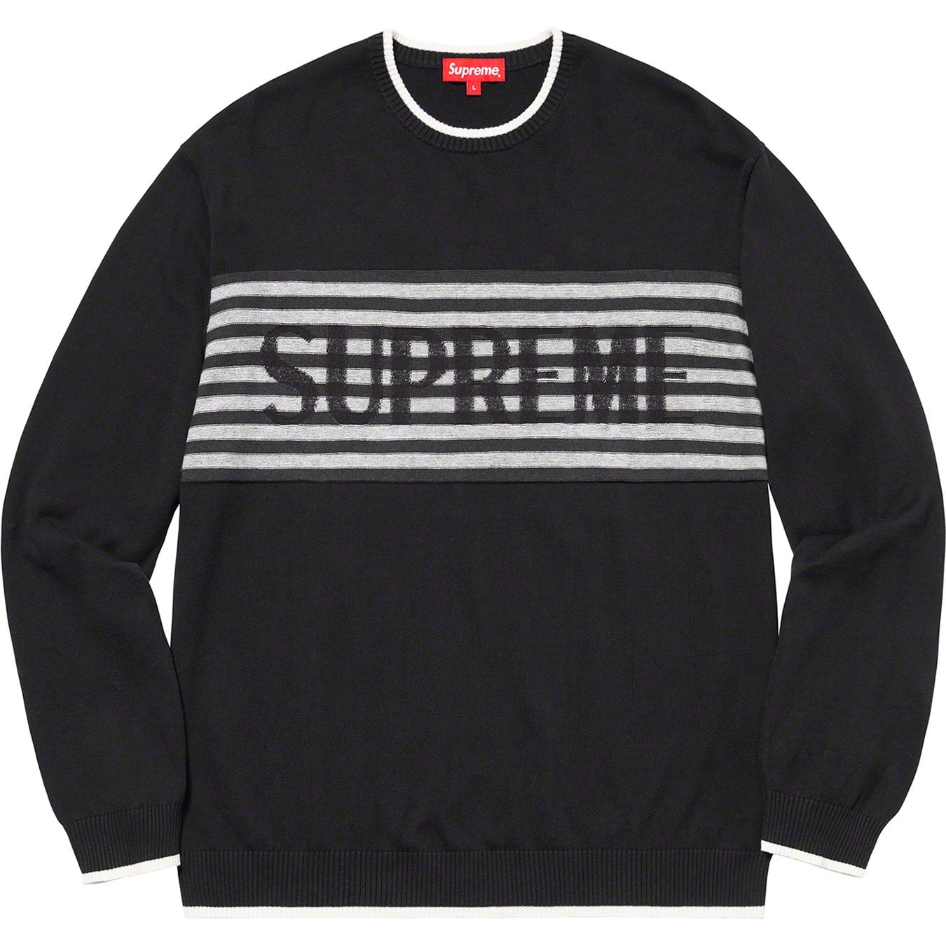 Chest Stripe Sweater view 9